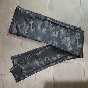 Spanx Faux leather Camo legging